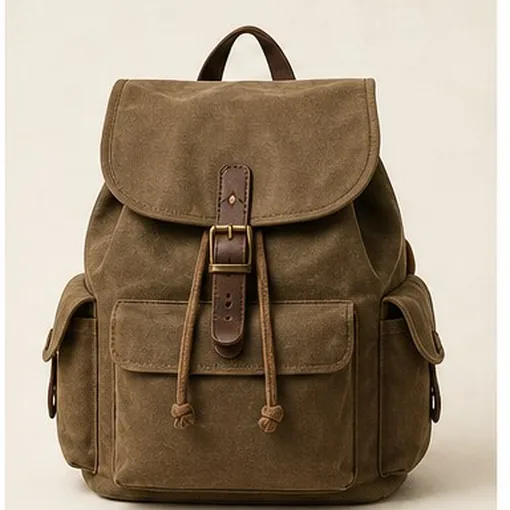 Flap Rucksack, 18 L — Field Olive
